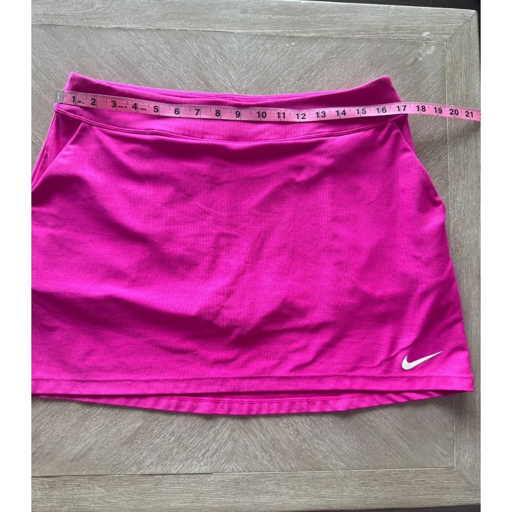 Nike Golf Dri-Fit Performance Skort Pink Womens L Tennis Pickleball Athleisure - Picture 8 of 9